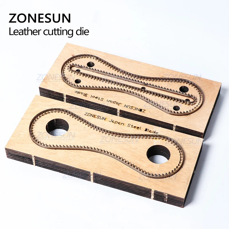 ZONESUN Baseball Custom Leather Cutting Die Handicraft Tool Coin Purse Punching Coin Pouch Cutter Mold DIY Paper Laser Die Cuts