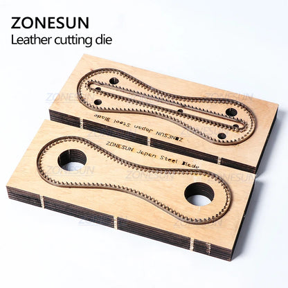 ZONESUN Baseball Custom Leather Cutting Die Handicraft Tool Coin Purse Punching Coin Pouch Cutter Mold DIY Paper Laser Die Cuts