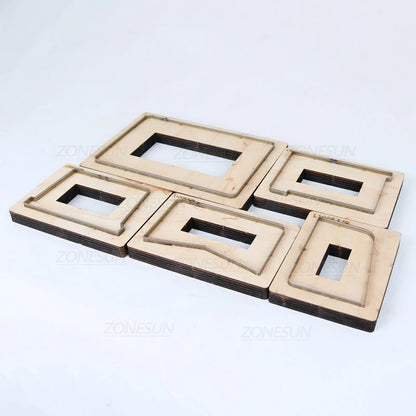 ZONESUN Billfold Leather Wallet Punch Die/Leather Craft Krafts Tool/Leather Stitch Cut Dies/Die Cutter Mold