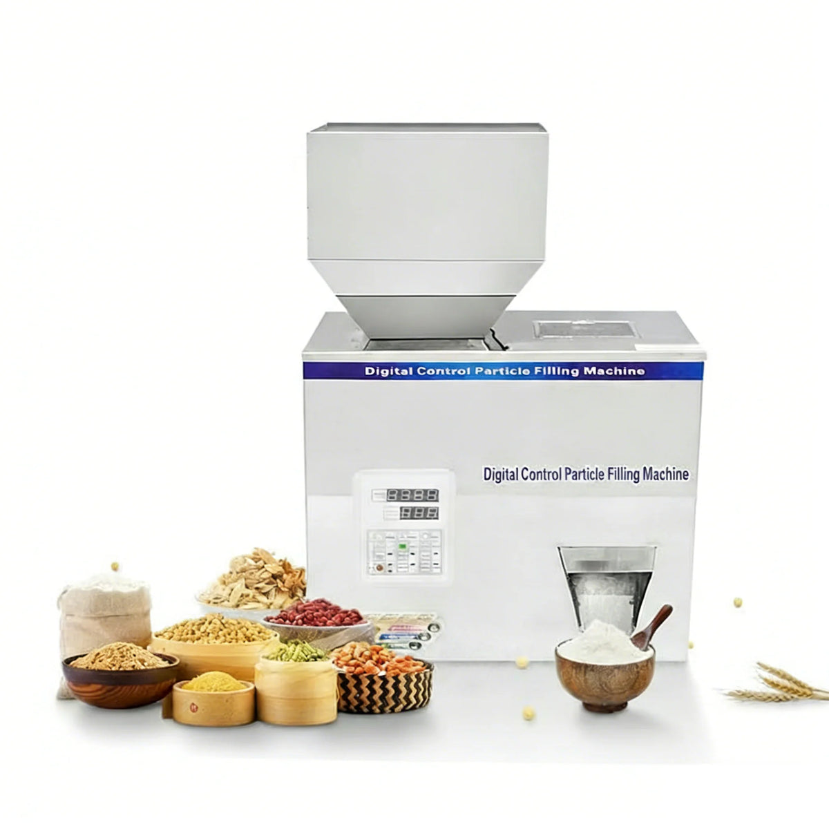 ZONESUN ZS-500C Vibratory Weigh Filler Particle Granule Weighing Filling Machine 5-500g