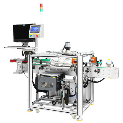 Smart Coding: ZONESUN ZS-512F Automatic Bottom Print & Apply Labeling Machine with RFID Verification