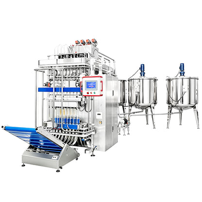 High Output: ZONESUN ZS-520BY Multi-Lane Stick Liquid Packing Machine for Ice Pops, Jelly & Honey