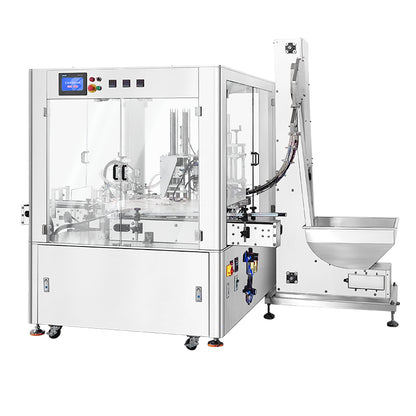 ZONESUN ZS-AFC28B Automatic Cosmetic Cream, Serum & Lotion Filling, Foil Sealing and Capping Machine