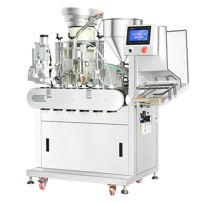 ZONESUN ZS-AFC48B Automatic Round Bottle Gear Pump Filling and Capping Machine