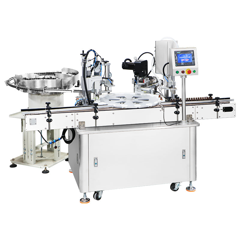 Monoblock System: ZONESUN ZS-AFC52 Essential Oil Filling, Stoppering&Capping Machine Production Line