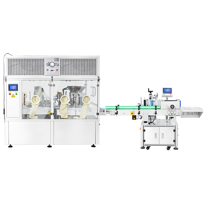 ZONESUN ZS-AFCL9 Automatic Vial Filling Capping and Labeling Line for Pharma and Cosmetics