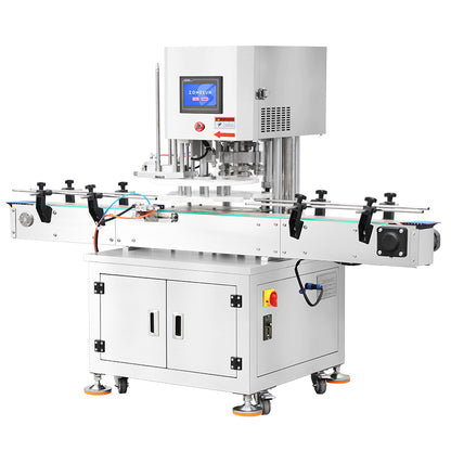 ZONESUN ZS-AFK350 Automatic Servo Metal Can Seamer Machine for Square Oval Round Cans