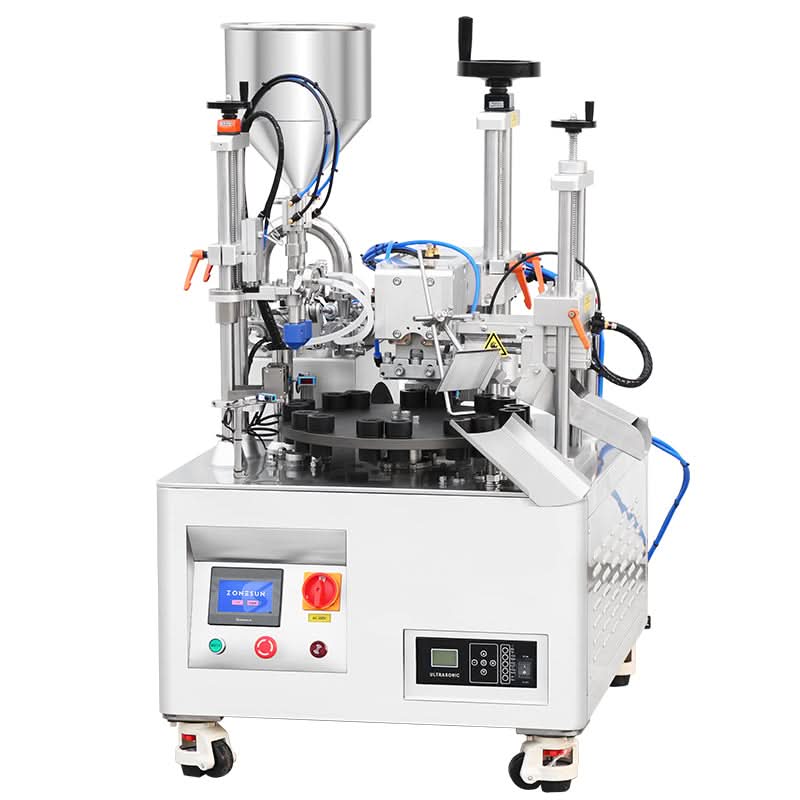 ZONESUN ZS-AFS05 Automatic Ultrasonic Ceramic Pump Paste Tube Filling and Sealing Machine