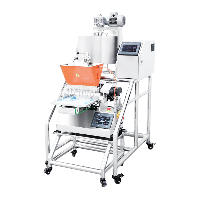 ZONESUN ZS-CTF50 Gummy Candy Filling Machine with Cooker & Depositor