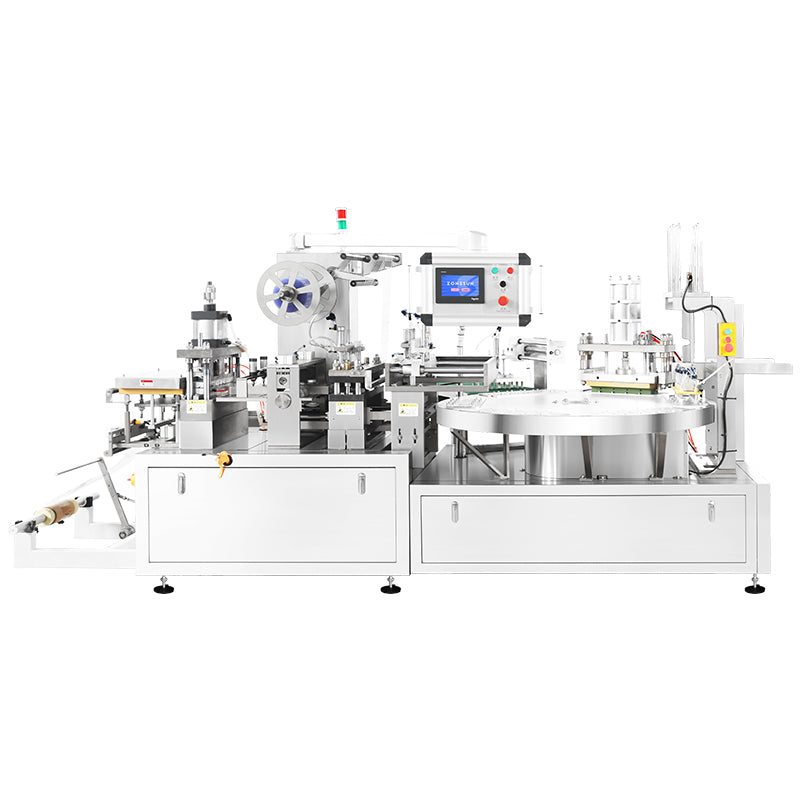 ZONESUN ZS-DDP350 Automatic Rotary Blister Packaging Machine with Paper Backing Heat Sealing