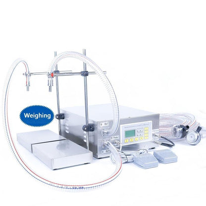ZONESUN ZS-DP622W 2 Nozzles Diaphragm Pump Liquid Weighing Filling Machine 20kg