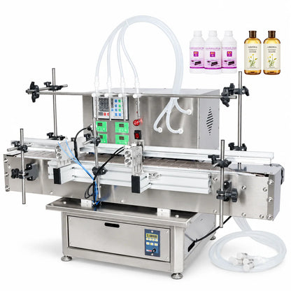 ZONESUN ZS-DTDP-4P Automatic 4 Nozzles Diaphragm Pump Liquid Filling Machine