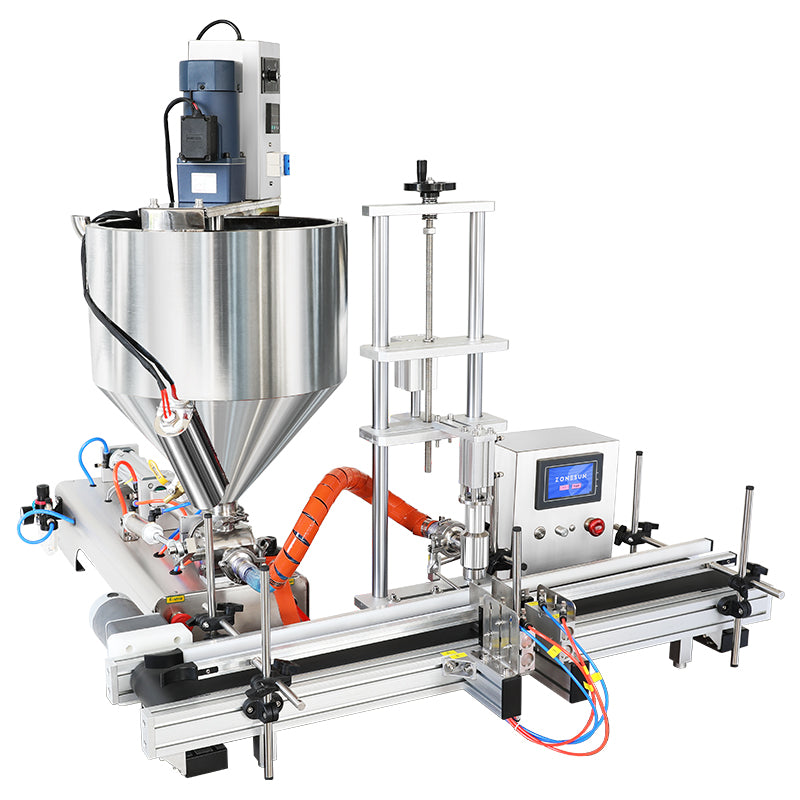 Smooth Flow: ZONESUN ZS-DTGT2B Jacketed Heated Vaseline & Petroleum Jelly Paste Filling Line