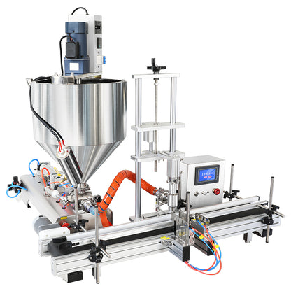 Smooth Flow: ZONESUN ZS-DTGT2B Jacketed Heated Vaseline & Petroleum Jelly Paste Filling Line