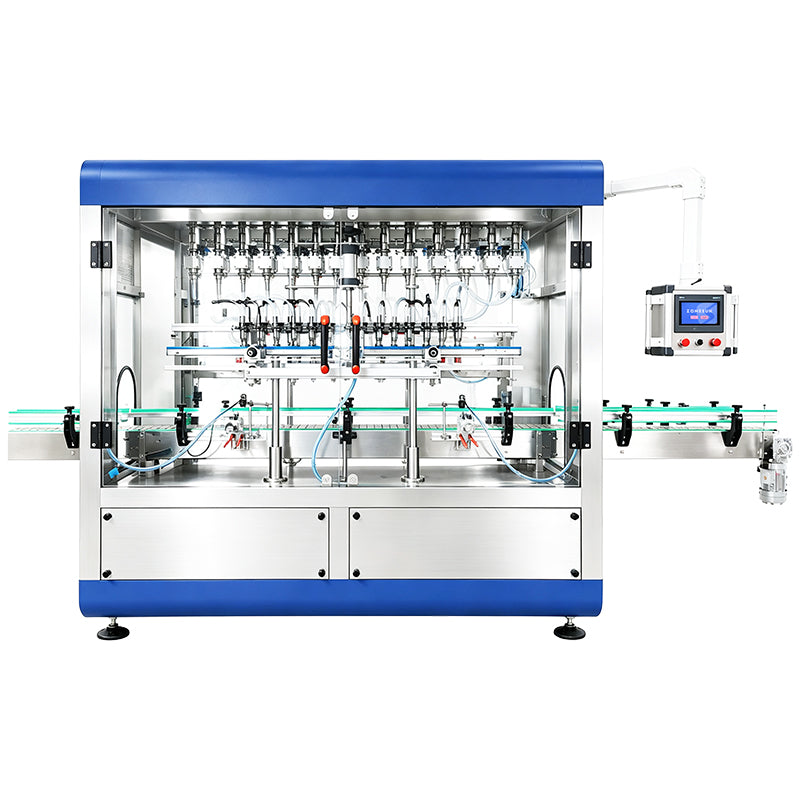 ZONESUN ZS-EVF03 Automatic 14 Head Servo Magnetic Pump Edible Cooking Oil Filling Machine