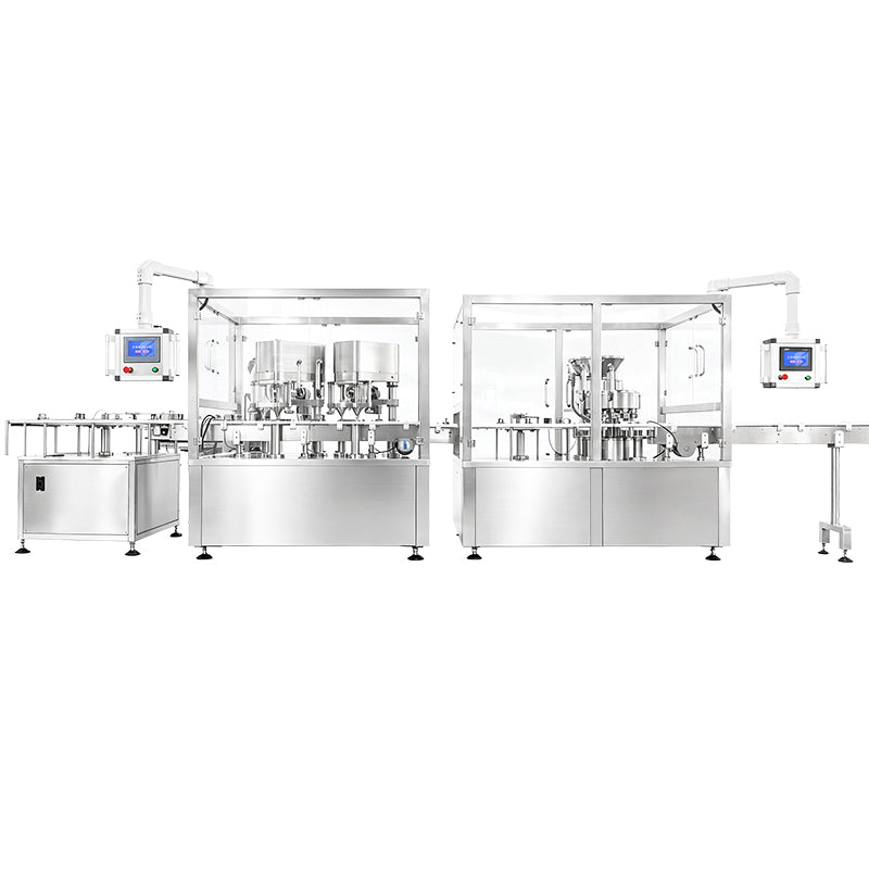 ZONESUN ZS-FAL12YF Automatic 4-Head Vial Powder Filling and 12-Head Capping Machine