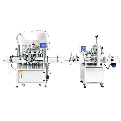 ZONESUN ZS-FAL180B4 Automatic Filling and Capping Line for Metal Tin Cans Oil and Chemical Liquids