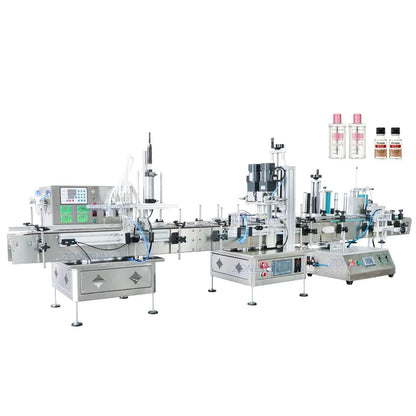 ZONESUN ZS-FAL180C4 Desktop Liquid Filling Capping Labeling Line