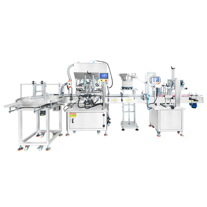 ZONESUN ZS-FAL180G10 Automatic Ketchup Sauce Paste Bottle Unscrambling Filling and Capping Line