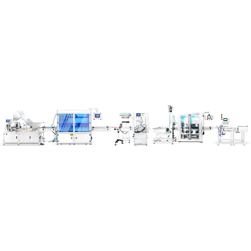 ZONESUN ZS-FAL180V16 Automatic Bottle Filling Capping & Weighing Inspection Line