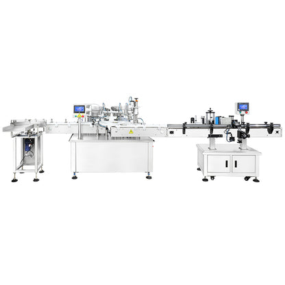 ZONESUN ZS-FAL180YT: High-Speed Dropper Bottle Filling, Capping & Labeling Production Line 
