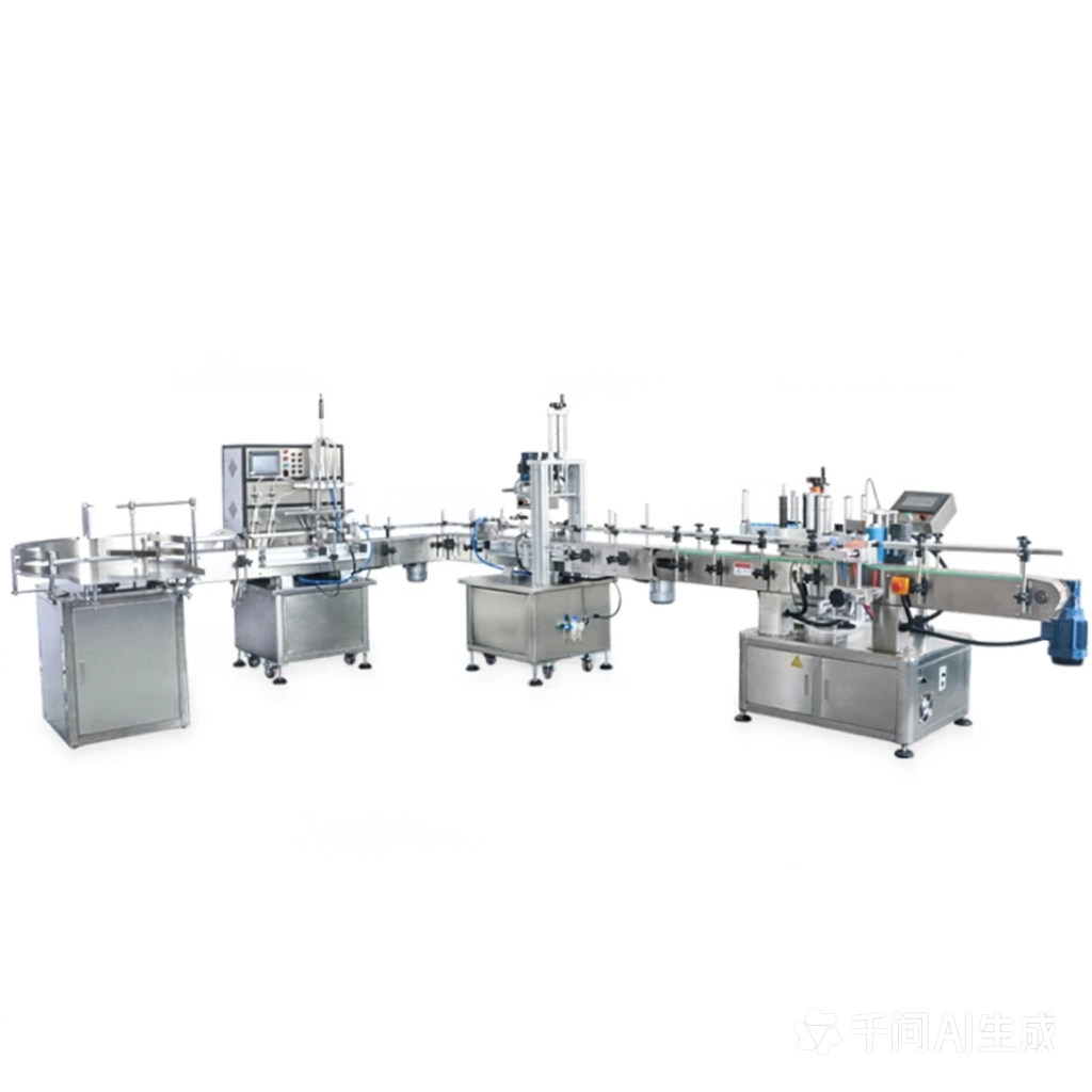 ZONESUN ZS-FAL90 L Configuration Water Bottle Liquid Soap Filling Capping And Labeling Machine