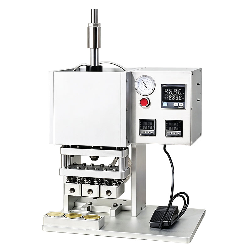 ZONESUN ZS-FK360 Semi Automatic Pneumatic Heat Sealing Machine for Cups Trays, Tubes and Containers