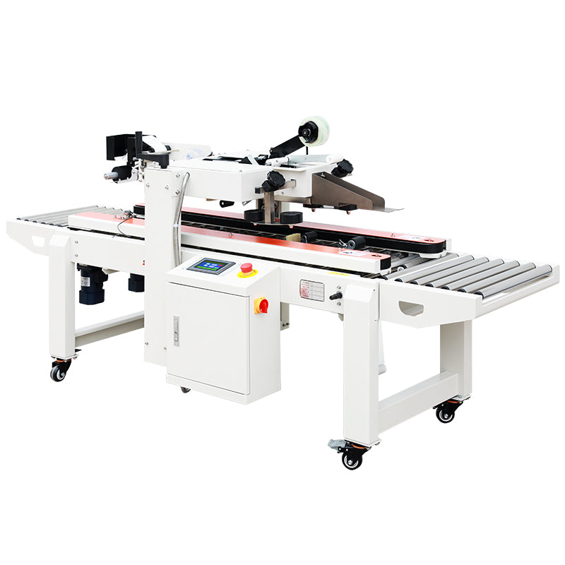 ZONESUN ZS-FKC4650 Automatic Carton Sealer Integrated Labeling Machine Express Parcel Sealing