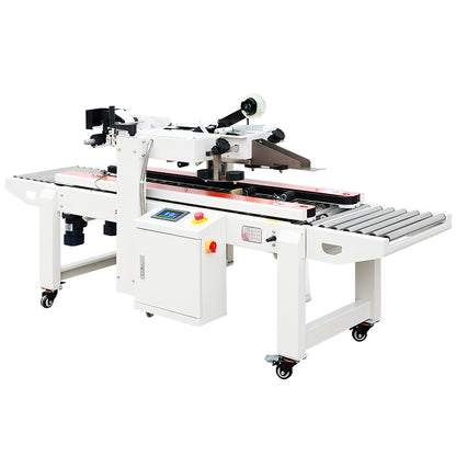 ZONESUN ZS-FKC4650 Automatic Carton Sealer Integrated Labeling Machine Express Parcel Sealing