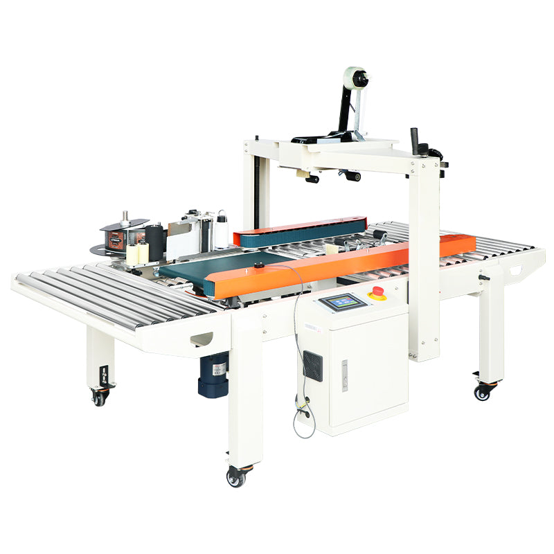 ZONESUN ZS-FKC4650S Automatic Carton Sealing and Labeling Machine with Ink Coding
