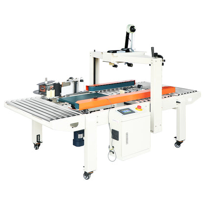 ZONESUN ZS-FKC4650S Automatic Carton Sealing and Labeling Machine with Ink Coding