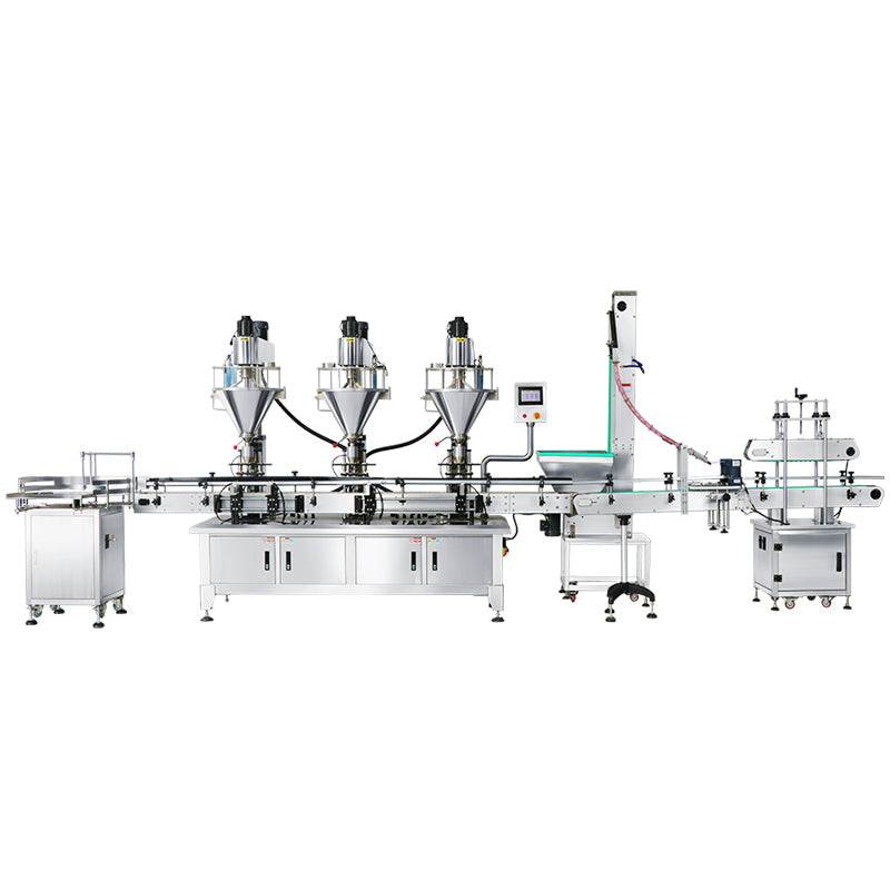 ZONESUN ZS-FMYG1 Automatic Auger Powder Filling & Capping Line