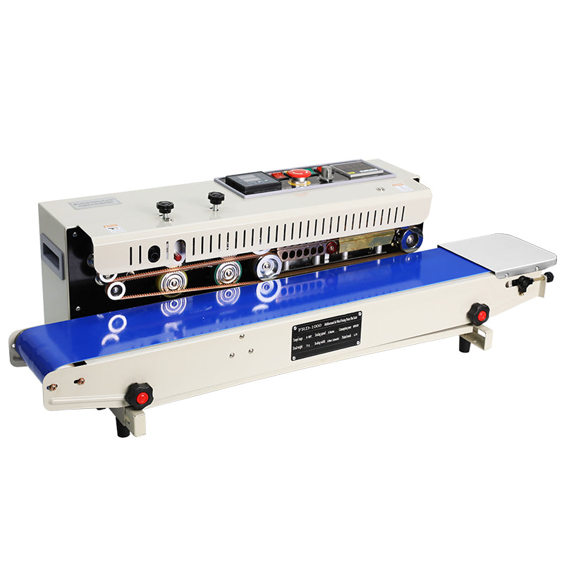 ZONESUN ZS-FR1000 Automatic Solid-Ink Continuous Band Sealer for Plastic and Laminated Bags