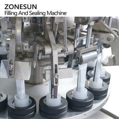 ZONESUN ZS-FS009A Aluminum Tube Filling and Sealing Machine for Toothpaste and Ointment