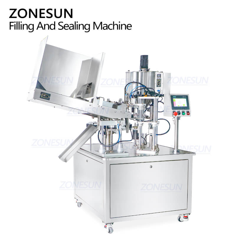 ZONESUN ZS-FS009A Aluminum Tube Filling and Sealing Machine for Toothpaste and Ointment