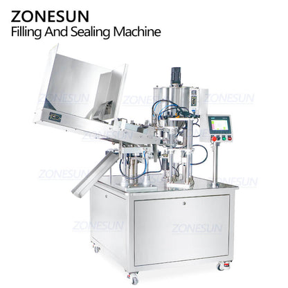 ZONESUN ZS-FS009A Aluminum Tube Filling and Sealing Machine for Toothpaste and Ointment