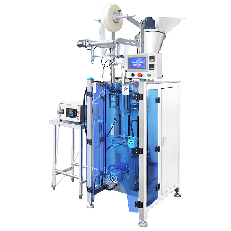 ZONESUN ZS-FS240 Servo Powder and Liquid Filling Sealing Machine for Food and Pharma Packaging