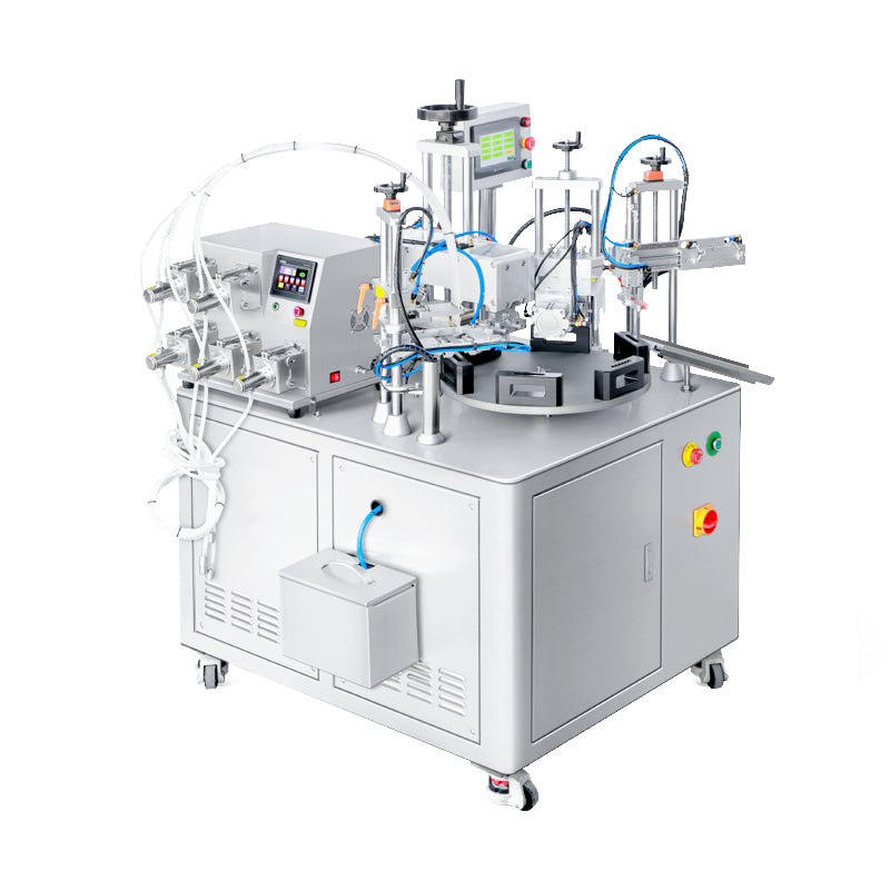 ZONESUN ZS-FS50U 4 Heads Ceramic Pump Sofu Tube Liquid Filling Sealing Machine