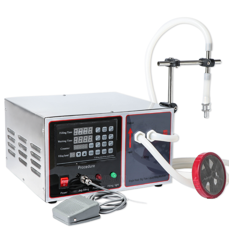 ZONESUN GFK-17A Semi Automatic Diaphragm Pump Liquid Filling Machine 20-10000ml