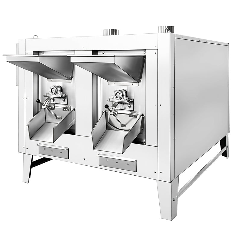 Even Heating: ZONESUN ZS-GHK4 Multi-Drum Rotary Roasting Machine for Peanuts, Almonds & Seeds