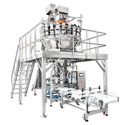 ZONESUN ZS-GWF24 Automatic Multi-Head Weigher Small Fruit Clamshell Tray Filling Packing Machine