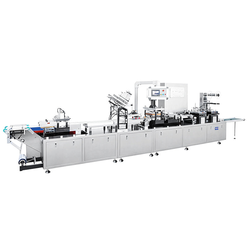 Full Auto: ZONESUN ZS-HFQ2 Linear Blister Packaging Machine for Alu-PVC, Carded Paper & Liquid Trays