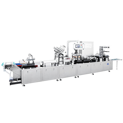 Full Auto: ZONESUN ZS-HFQ2 Linear Blister Packaging Machine for Alu-PVC, Carded Paper & Liquid Trays