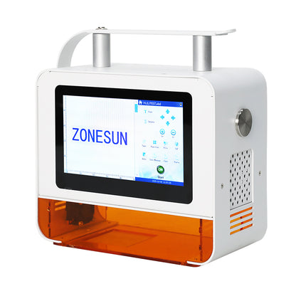ZONESUN ZS-JGDB4 Portable Laser Marking Machine with Touchscreen for Flexible Industrial Coding