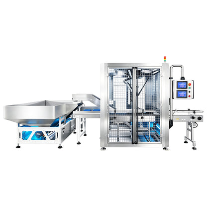 ZONESUN ZS-LP350 Automatic Robotic Bottle Unscrambler with Vision System for Irregular Bottles