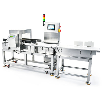 ZONESUN ZS-MD818 Button-Type Automatic Metal Detector and Checkweigher with Reject System