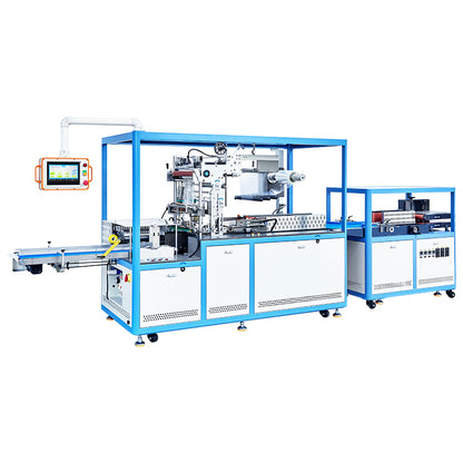 High Speed Wrap: ZONESUN ZS-MSFM730 Automatic Servo Perfume & Cosmetic Box Overwrapping Machine