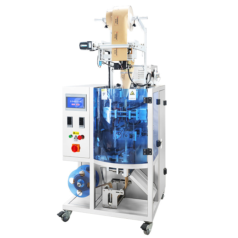 ZONESUN ZS-PL240YX Automatic Shaped Pouch Filling, Sealing, and Cutting Machine for Liquids