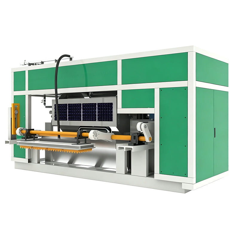 Eco Packaging: ZONESUN ZS-PT1000 Automatic Rotary Paper Pulp Egg & Fruit Tray Molding Machine