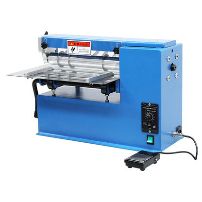 ZONESUN ZS-Q300A Leather Cutting Machine for for strap cutting, edge folding, laminating processing
